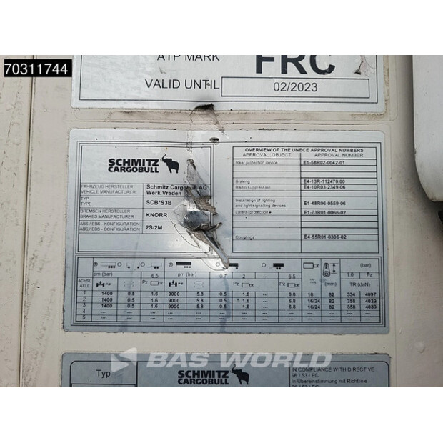 2017 Schmitz Cargobull SCB*S3B-45445237