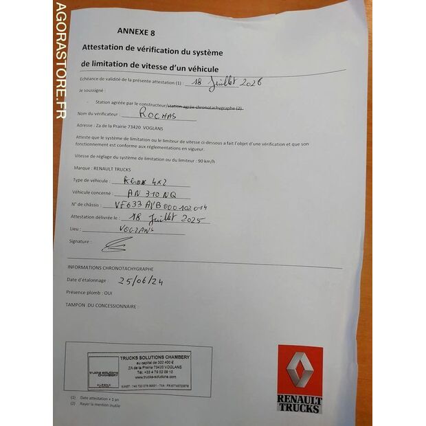 2003 Renault KERAX 320 DCI-45462340