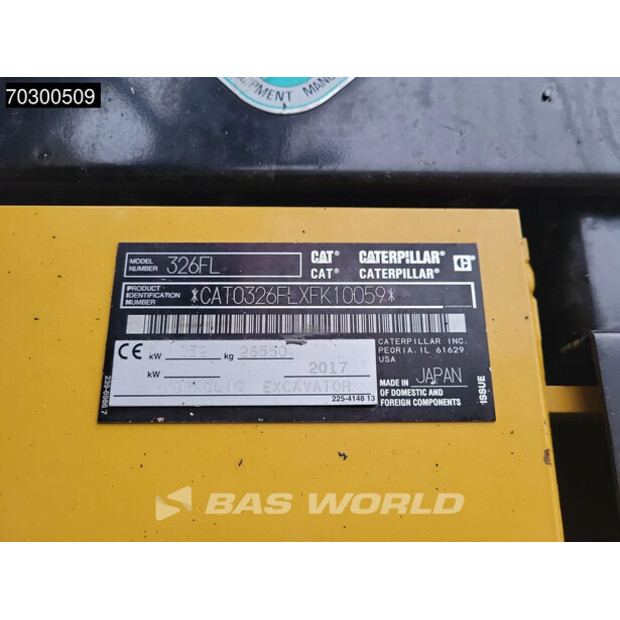 2017 Caterpillar 326FL-45462591