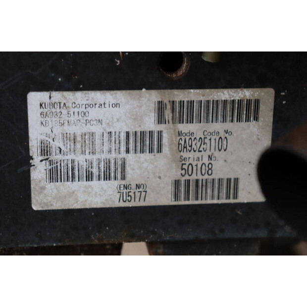 KUBOTA KB185-45463012
