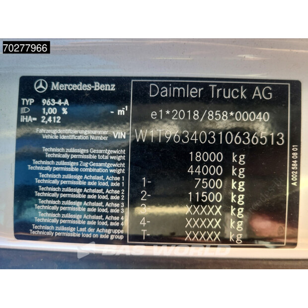 2022 Mercedes-Benz ACTROS 1851-45465602