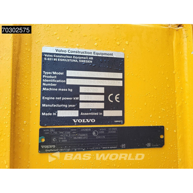 2021 Volvo L110H-45466859