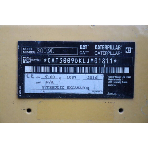 2016 Caterpillar 300.9D-45470189