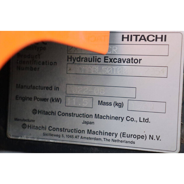 2022 Hitachi ZX19-6CR-45470238