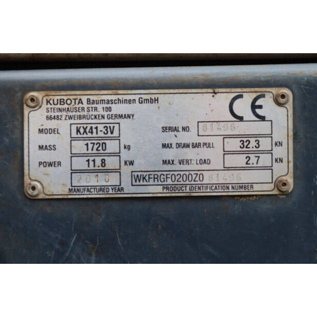 2010 KUBOTA KX41-3V-45470446