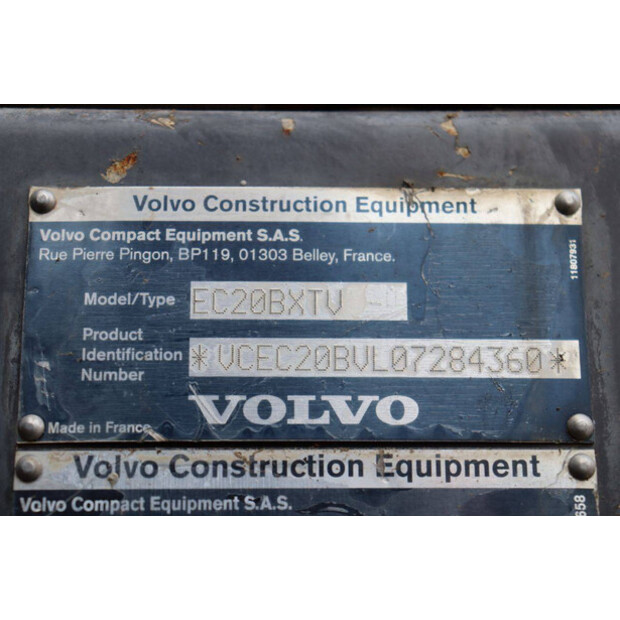2010 Volvo EC20BXTV-45470544