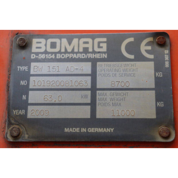 2009 بوماج BW151AD-4-45470649