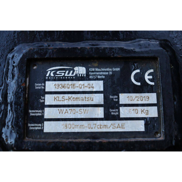 2019 Komatsu WA70-7-45471298