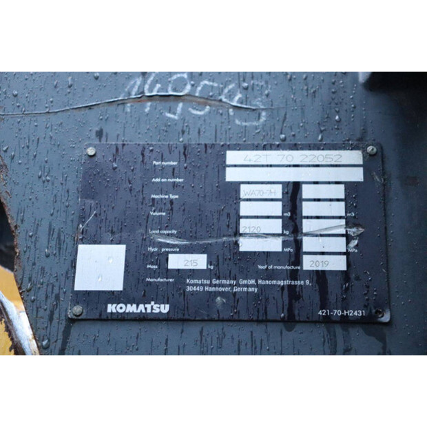 2019 Komatsu WA70-7-45471354