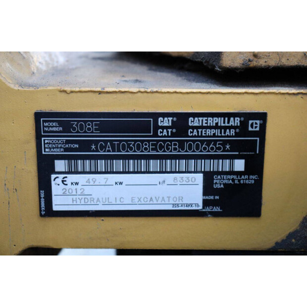 2012 كاتربيلر 308E-45471451