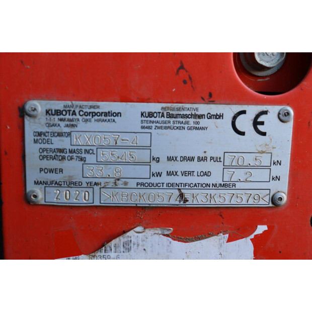 2020 KUBOTA KX057-4-45471507