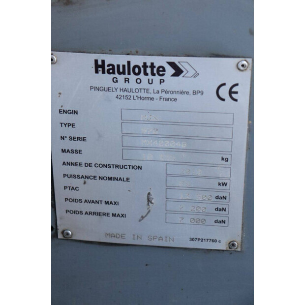 2012 Haulotte MJX 970-45471600