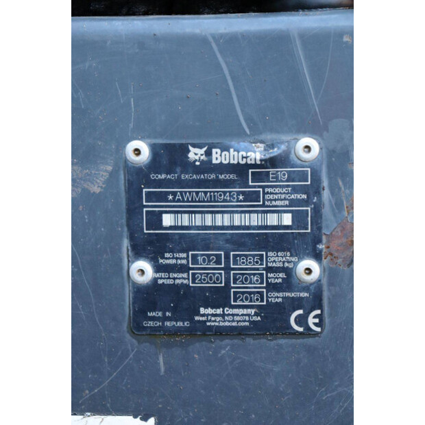 2016 BOBCAT E19-45471623