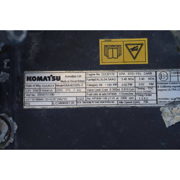 2018 Komatsu PW160-10-45472453