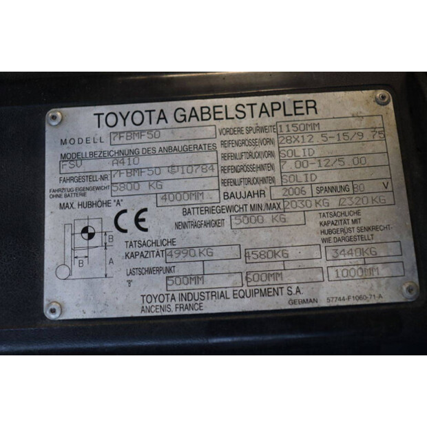 2006 Toyota 7FBMF50-45472710