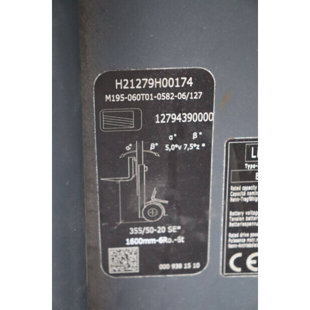 2017 Linde E60-01-45472866