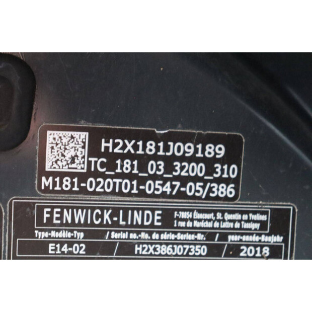 2018 Linde E14-02-45472994