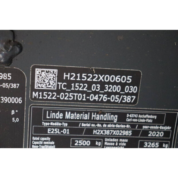 2020 Linde E25L-01-45473075