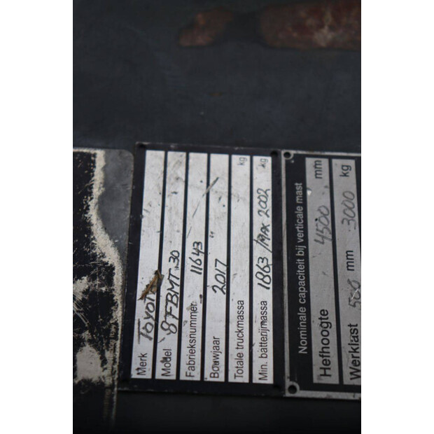 2017 Toyota 8FBMT-30-45473241