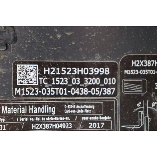 2017 Linde E30-01-45473483