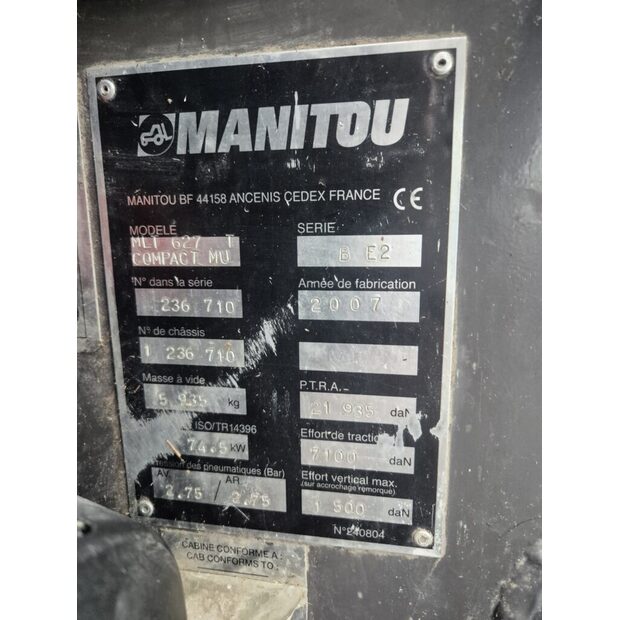 2007 Manitou MLT 627-45477606