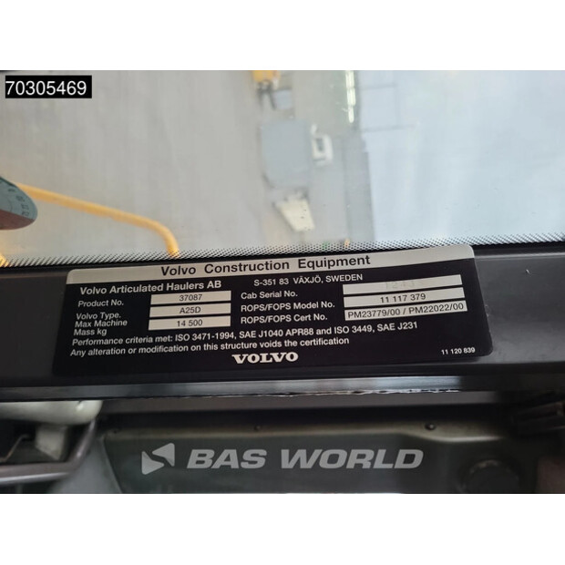 2004 Volvo A25D-45487269