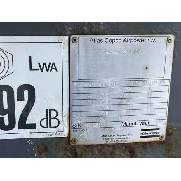 2011 Atlas-Copco QAS 80-45490230