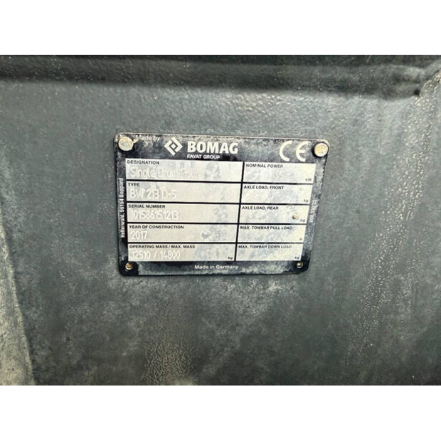 2017 BOMAG BW213D-5-45492192