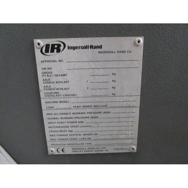 2006 INGERSOLL RAND 7/51-45492861