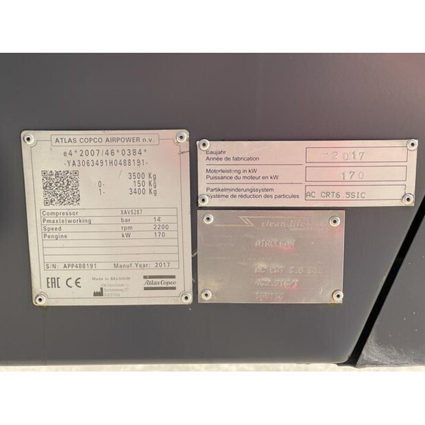 2017 Atlas-Copco XAVS 287-45492870