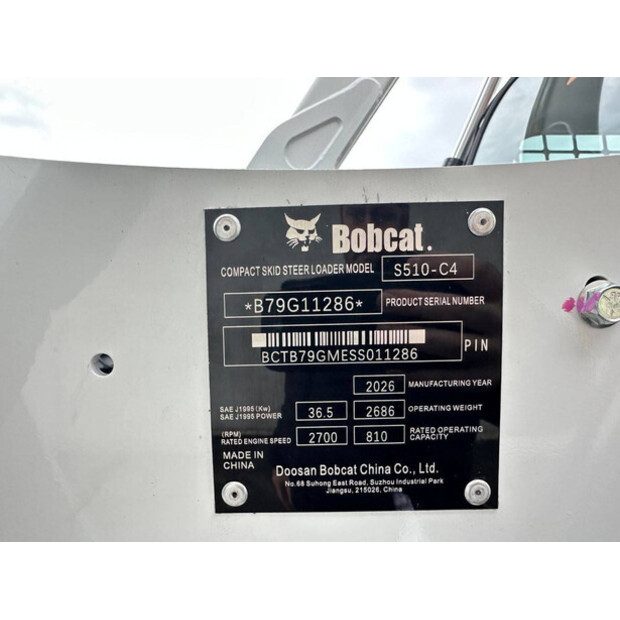 2026 بوبكات S510-C4-45493365