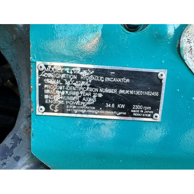 2012 KUBOTA KX161-3-45494232