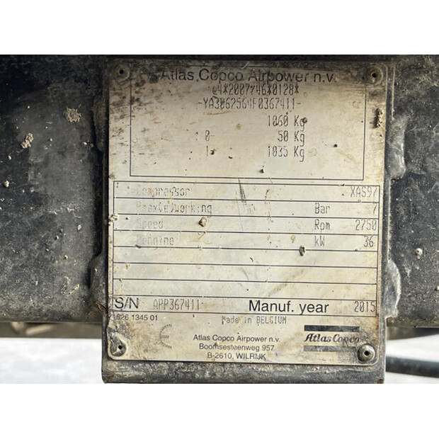 2015 Atlas-Copco XAS 97 DD-45495439