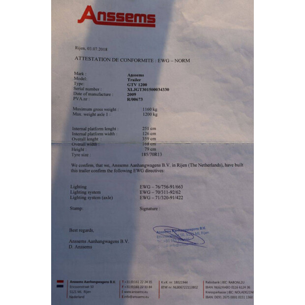 2009 أنسيمس GTV 1200-45495935