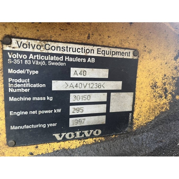 1997 Volvo A40-45533839