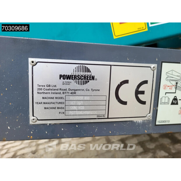 2021 PowerScreen Warrior 600-45534884