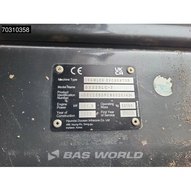 2022 Doosan DX225LC-7-45534968