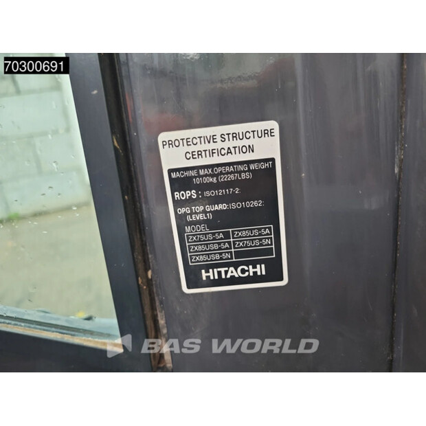 2018 Hitachi ZX85 USB-5A-45536307