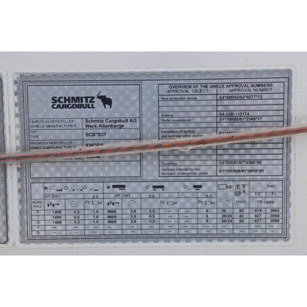 2020 Schmitz Cargobull SCB S3T-45550523