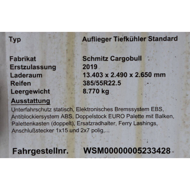 2019 Schmitz Cargobull SCB S3B-45550603