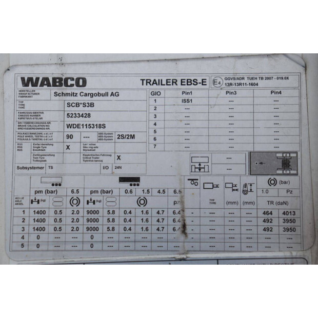 2019 Schmitz Cargobull SCB S3B-45550605