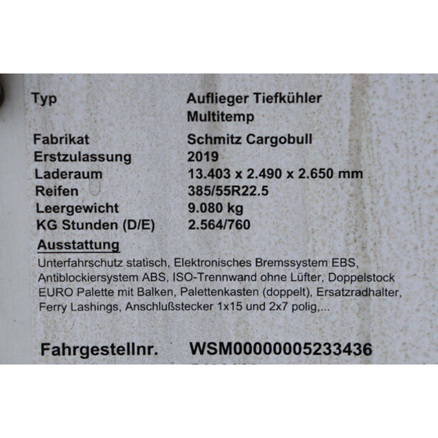 2019 Schmitz Cargobull SCB S3B-45550698