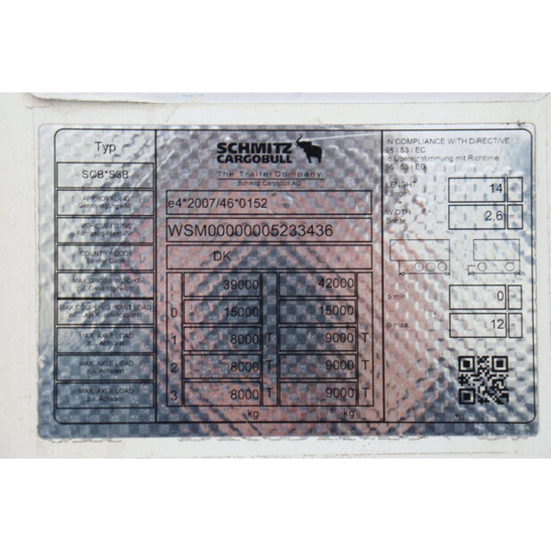 2019 Schmitz Cargobull SCB S3B-45550699
