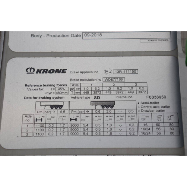 2018 Krone SD-45551028