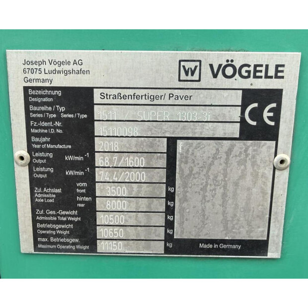 2018 فوجلي S 1303-3i-45552057