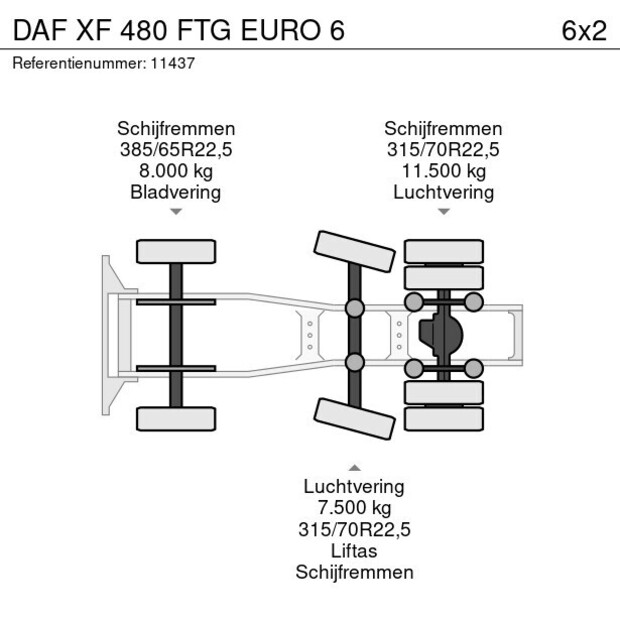 2019 DAF XF 480 FTG EURO 6-45552125