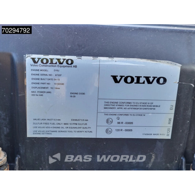 2015 Volvo A40G-45552481