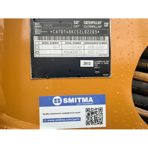 2013 Caterpillar 140K-45554307