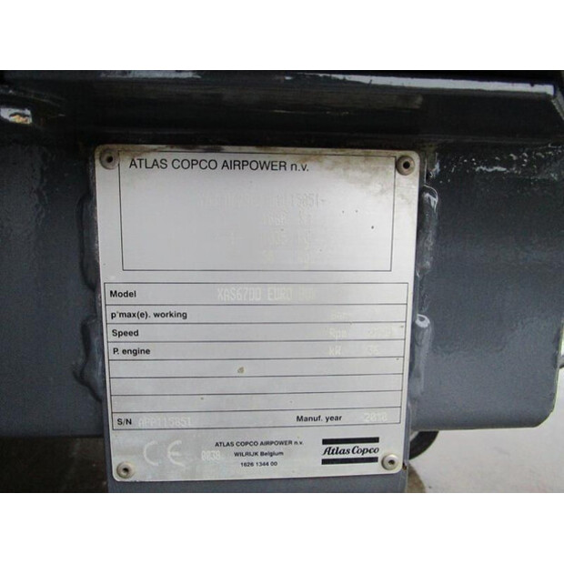 2010 Atlas-Copco XAS67DD 120CFM-45570547