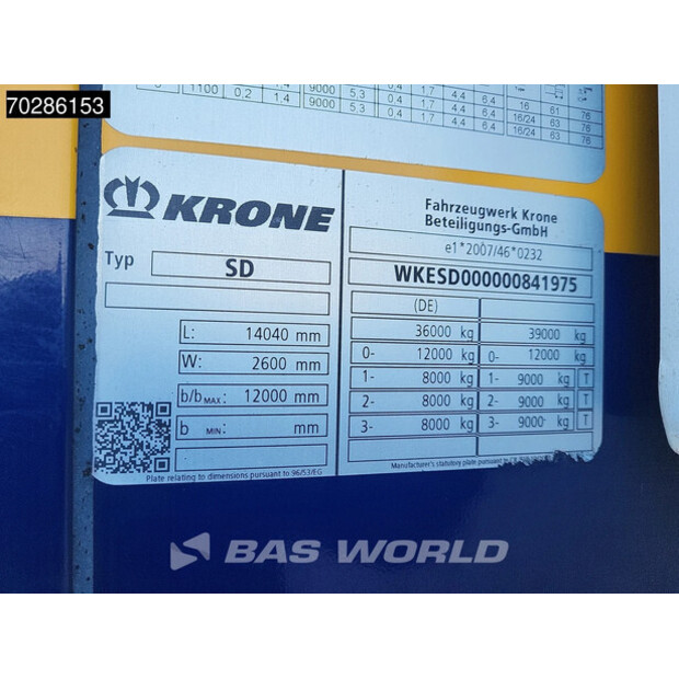 2018 Krone Thermo King SLXi 300-45575890